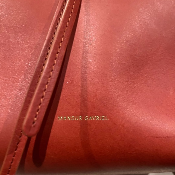 NWT MANSUR GAVRIEL Leather Backpack Brandy Avion main image 11